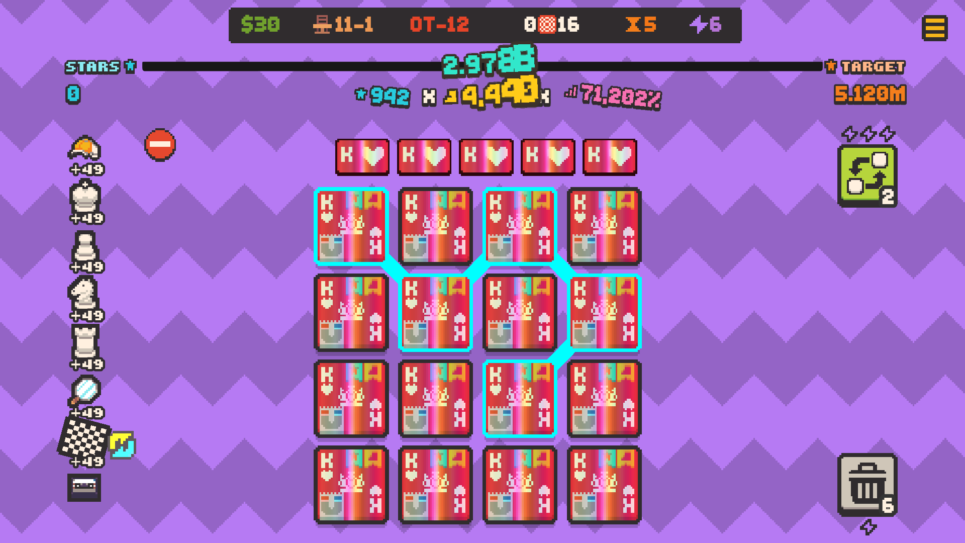 Late-run board